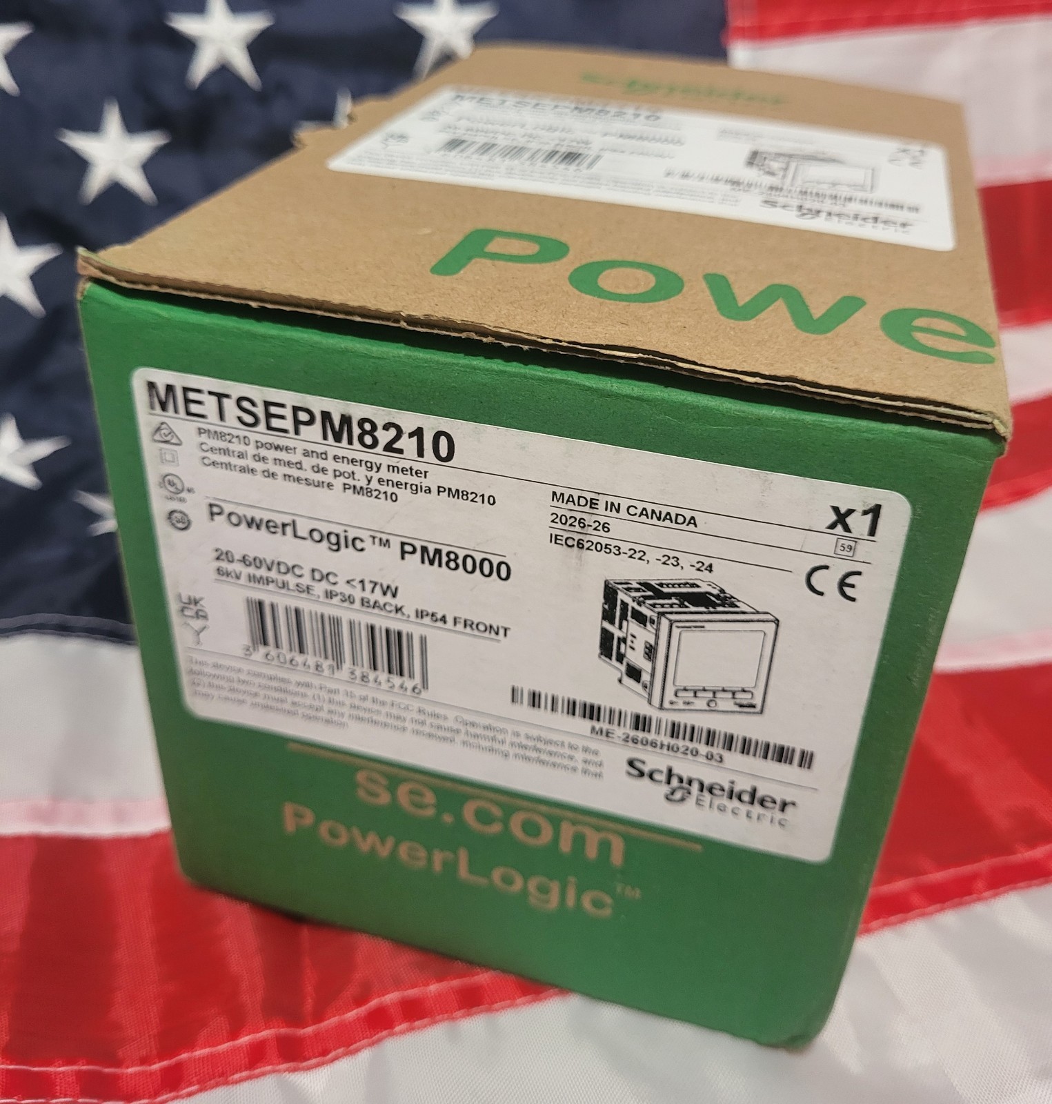 Schneider Electric PowerLogic METSEPM8210 Power Meter New Sealed 2026 Stock