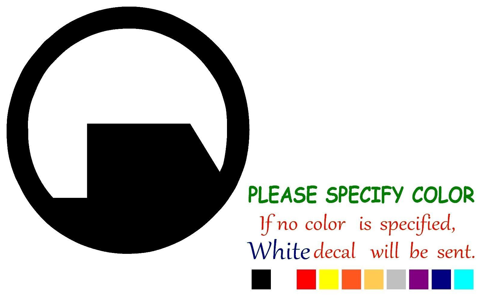 Black Mesa Graphic Die Cut decal sticker Car Truck Boat Window Laptop 9″
