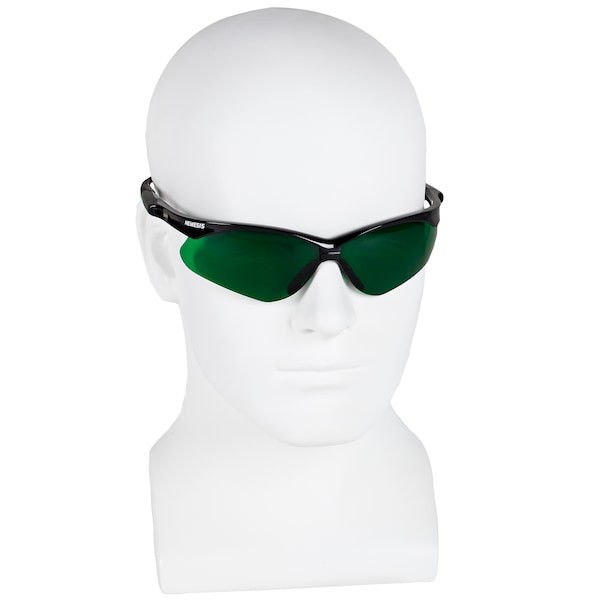 Kleenguard 25692 V30 Nemesis Safety Glasses, Anti-Scratch, Wraparound, Black