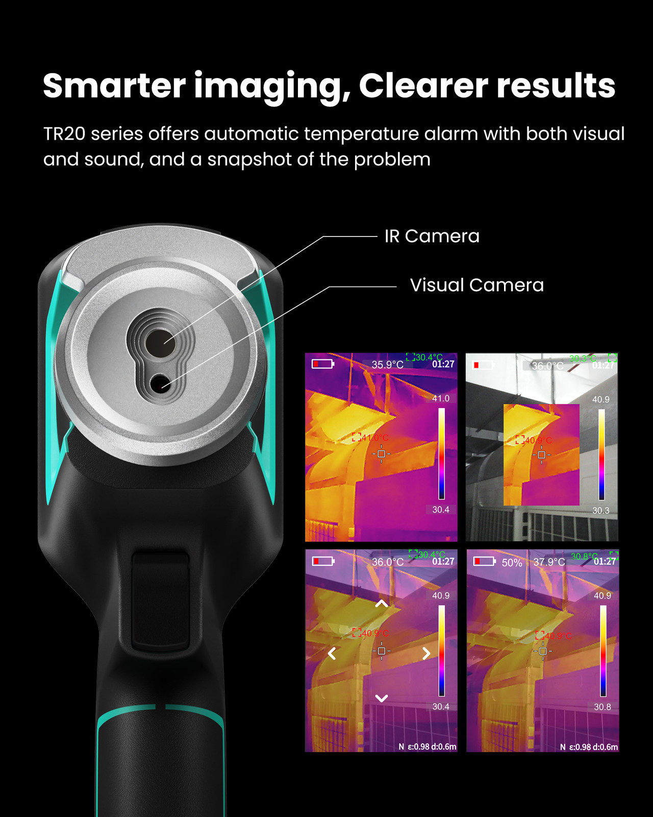 Mileseey Thermal Imaging Camera 320 × 240 IR Resolution 50 HZ Dual Camera