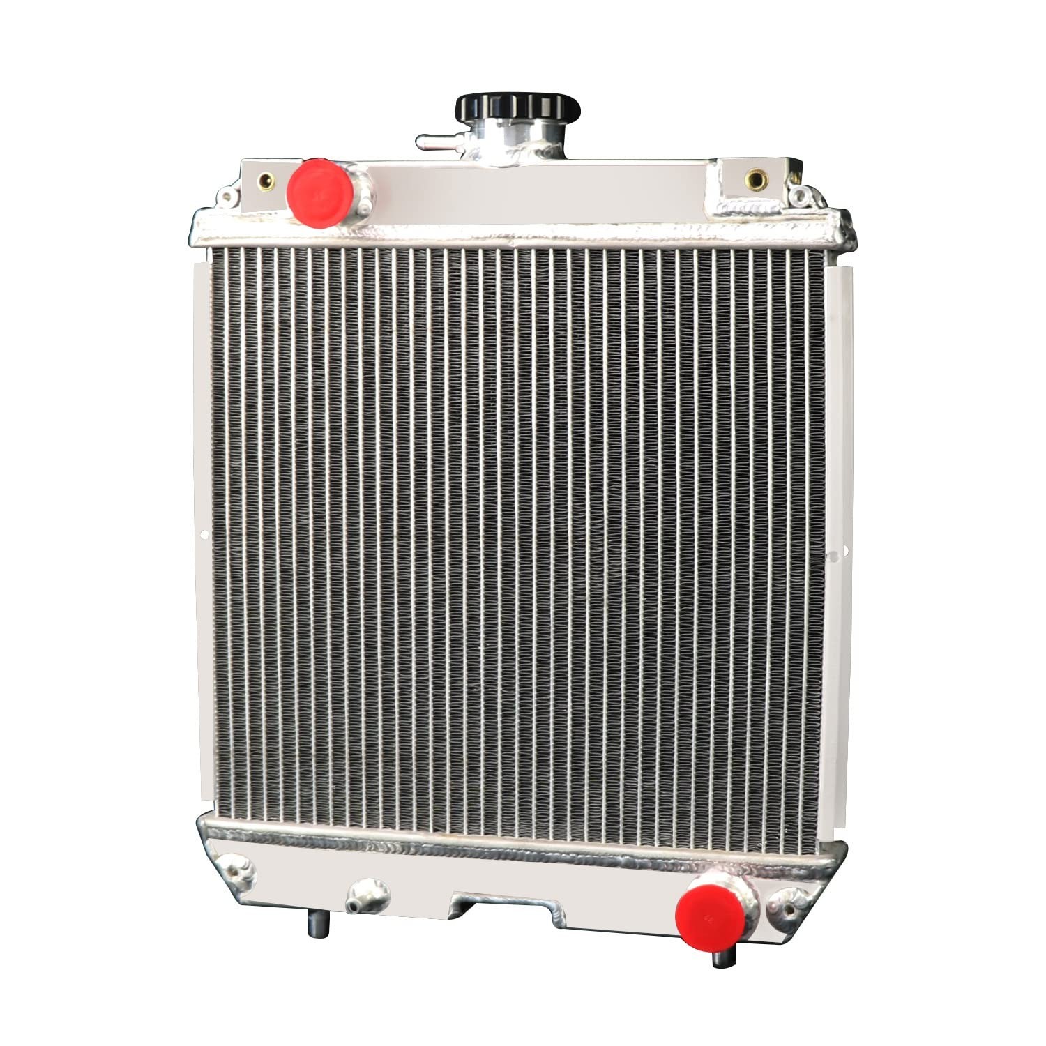 Aluminum Radiator for Kubota ZZD18 ZD18F ZD21 ZD21F GR2100 GR2110 2 Row Core