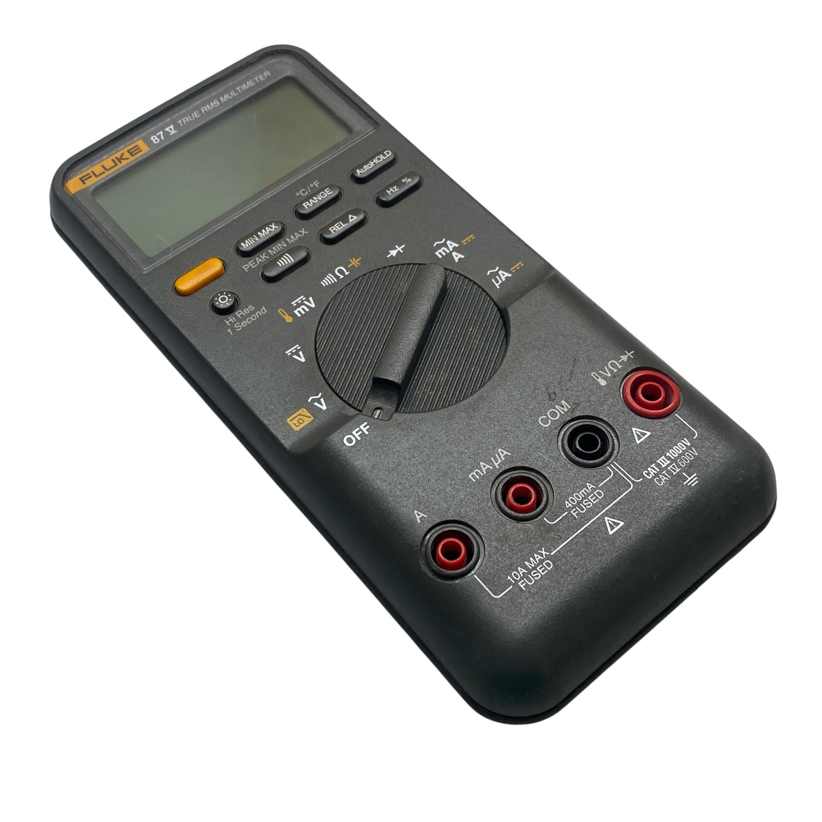Fluke 87V True RMS Industrial Digital Multimeter w/ Test Leads & Case