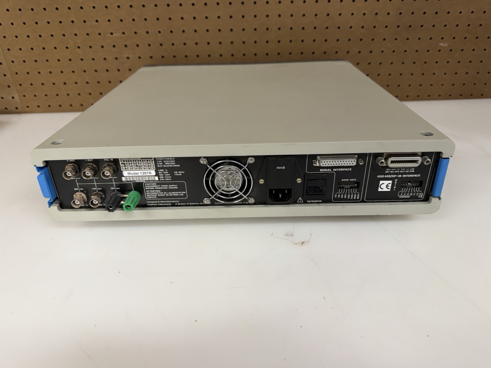 Solartron SI 1287 (1287A) ElectroChemical Interface (Potentiostat/Galvanostat)