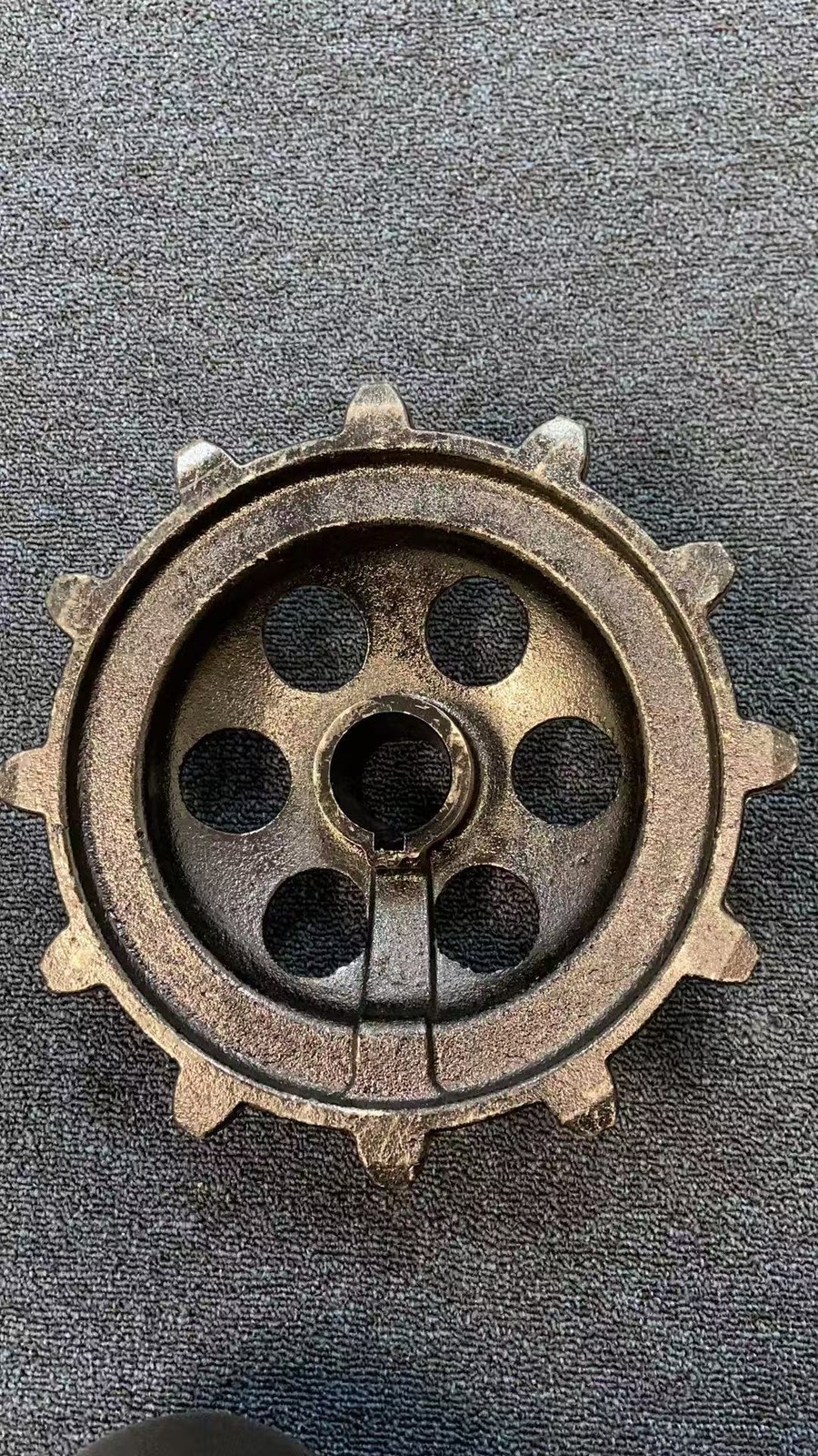 180x72x37 Rubber Track 12 Teeth Drive Axle Sprocket Wheel for Mini Excavator
