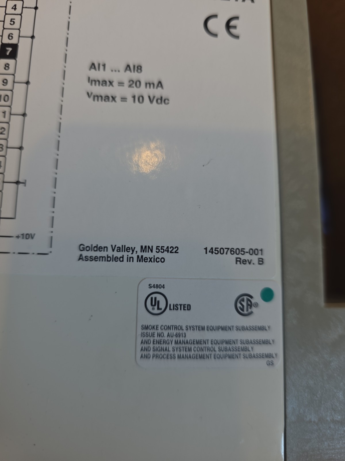 Honeywell XF521-A Input Module XF521A *WE*SHIP*TODAY*