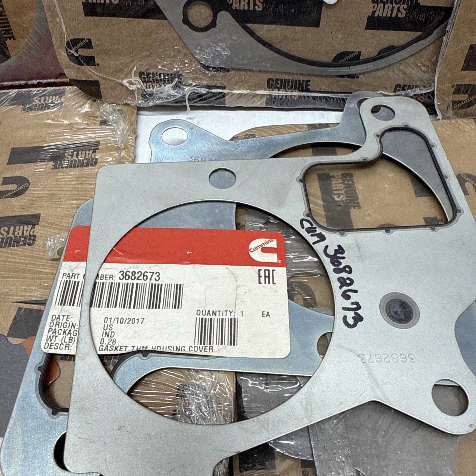 Cummins Gasket Lot Multiple Part #’s Almost All Are OEM – You Get All