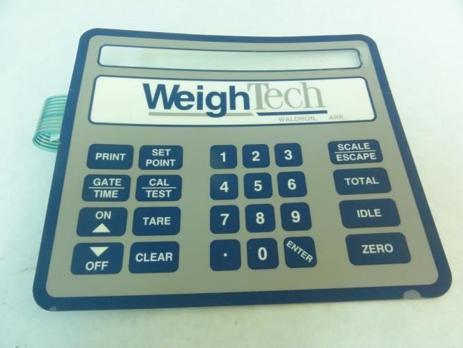 206962 New-No Box; WeighTech WE0001101 Keypad