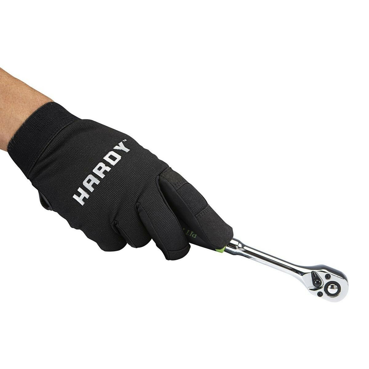 1 Pair Of Work Gloves Men Mechanics Synthetic Leather