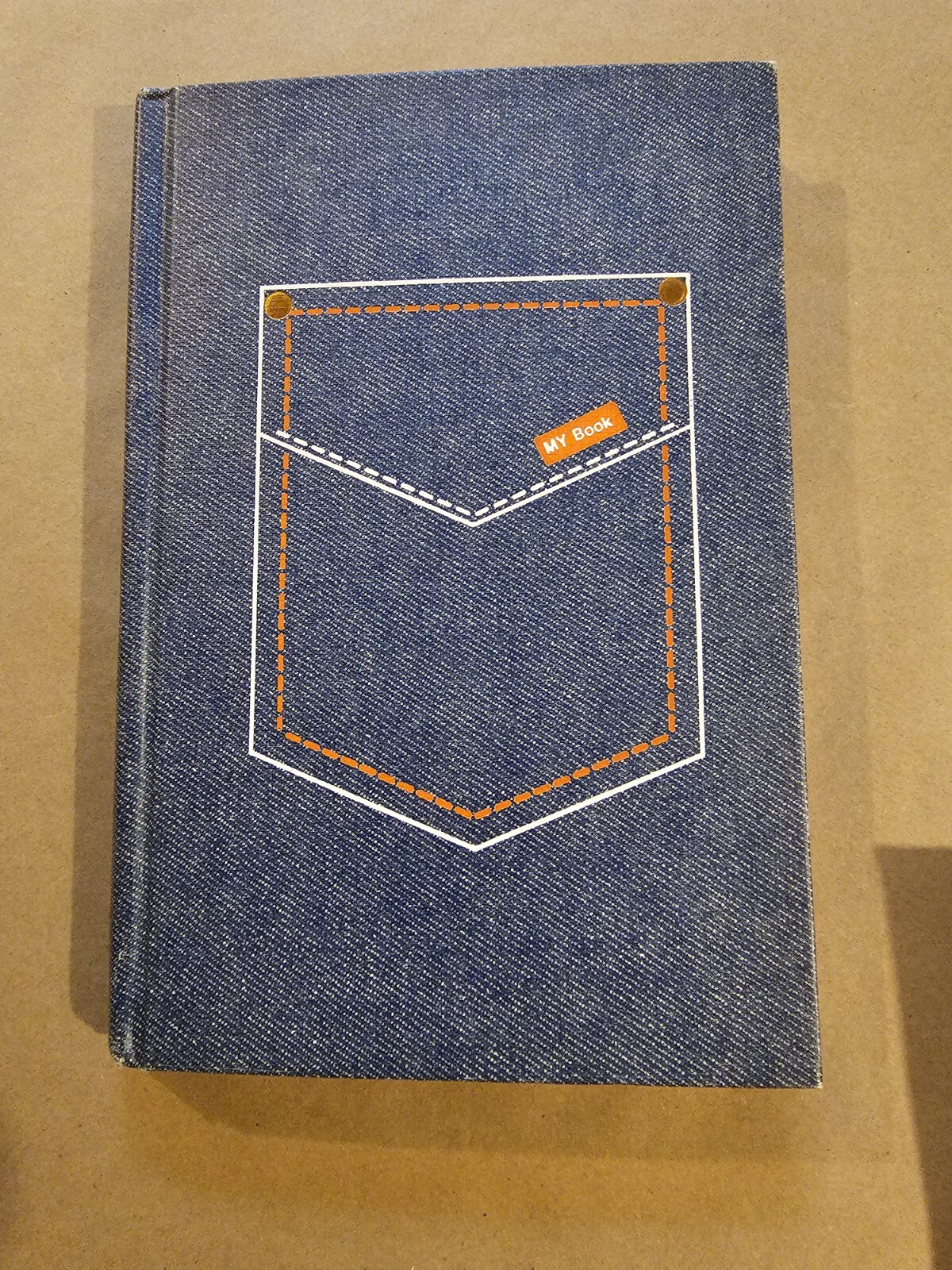 My Anything Book – Denim Print Vintage Notebook