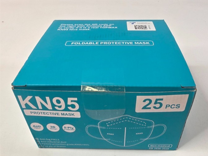 KN95 Masks # GB2626-2019 25 Pack NIB