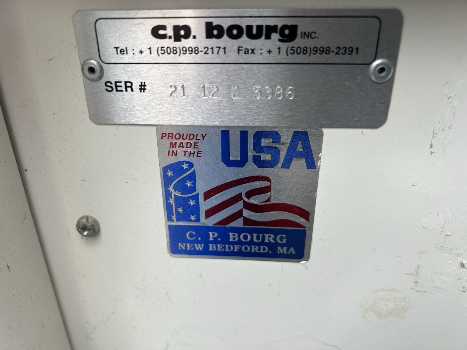 C.P. BOURG COLLATOR, MODEL AGR, 120VOLTS, 60 CYC, 5 Amp.