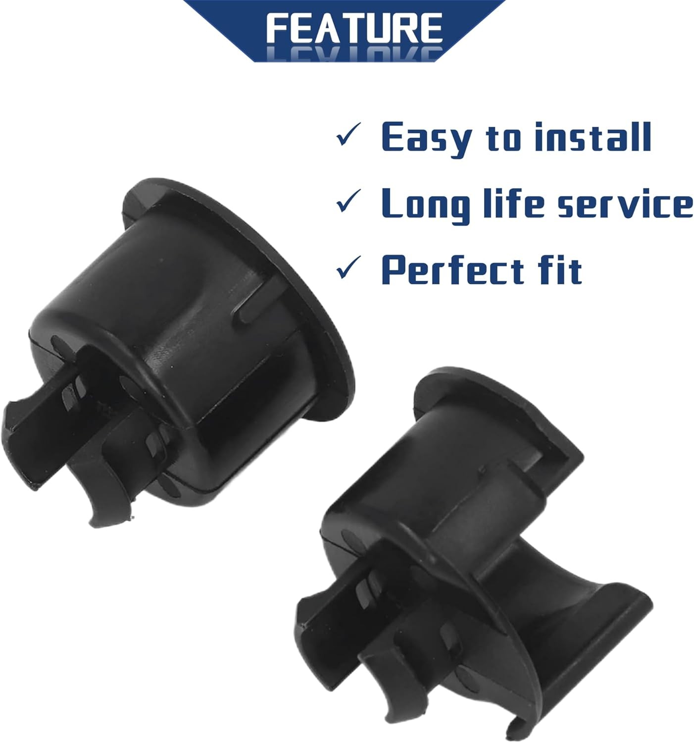 Pair of New Rear Tailgate Hinge Bushing Set Fit for 2005-2018 Frontier