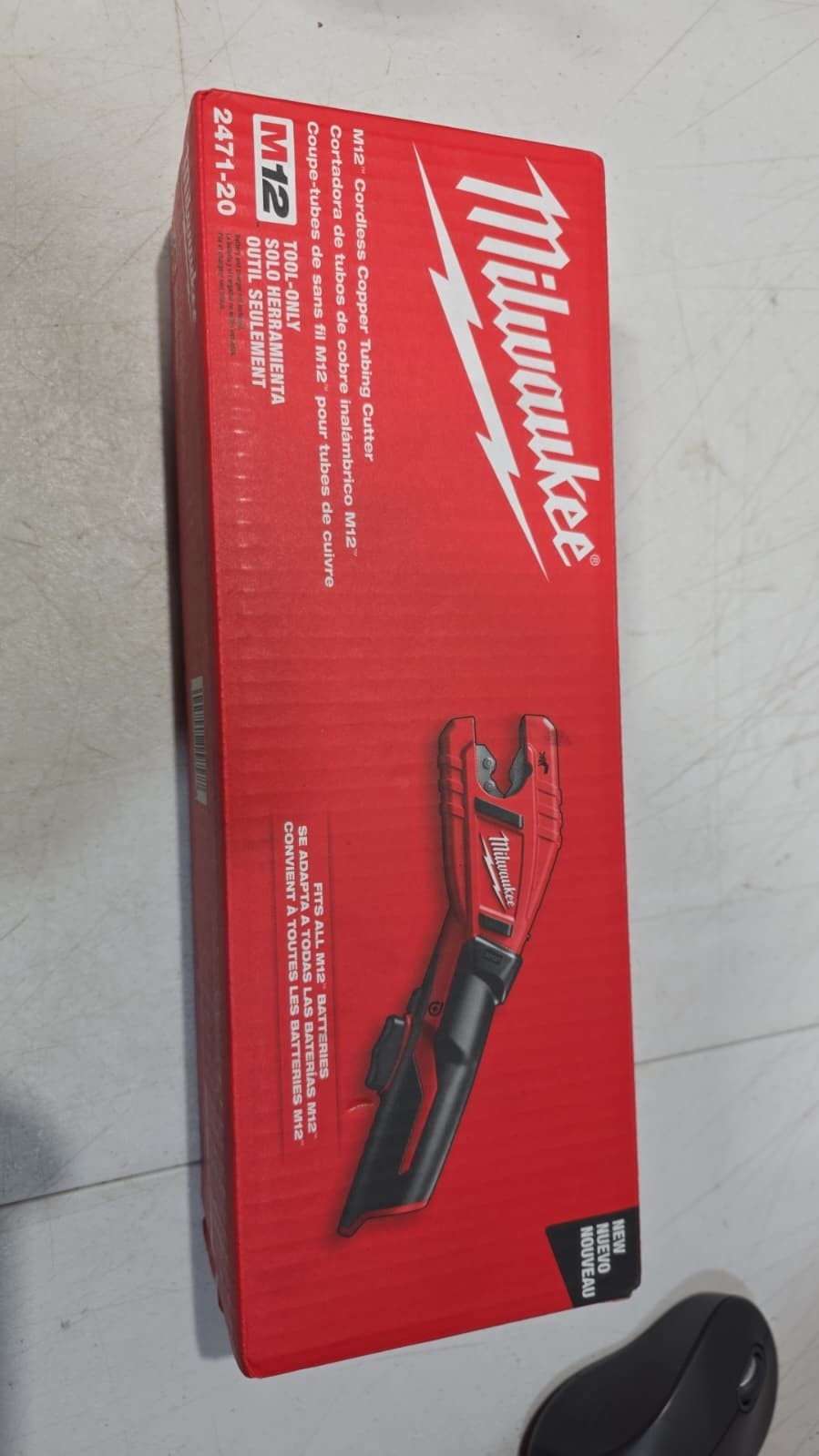 Milwaukee Tool 2471-20 M12 Cordless Copper Tubing Cutter (Tool Only)