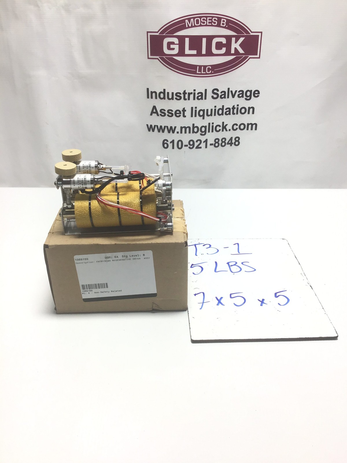 Safran Industrial M0001244 Mini Regenerative Desiccant Dryer Assembly