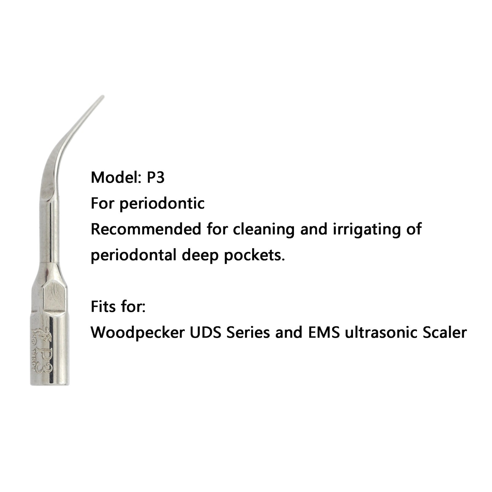 Woodpecker Dental Piezo Scaler LED Handpiece Tips G1 P1 EMS PIEZON HP-5L HW-5L