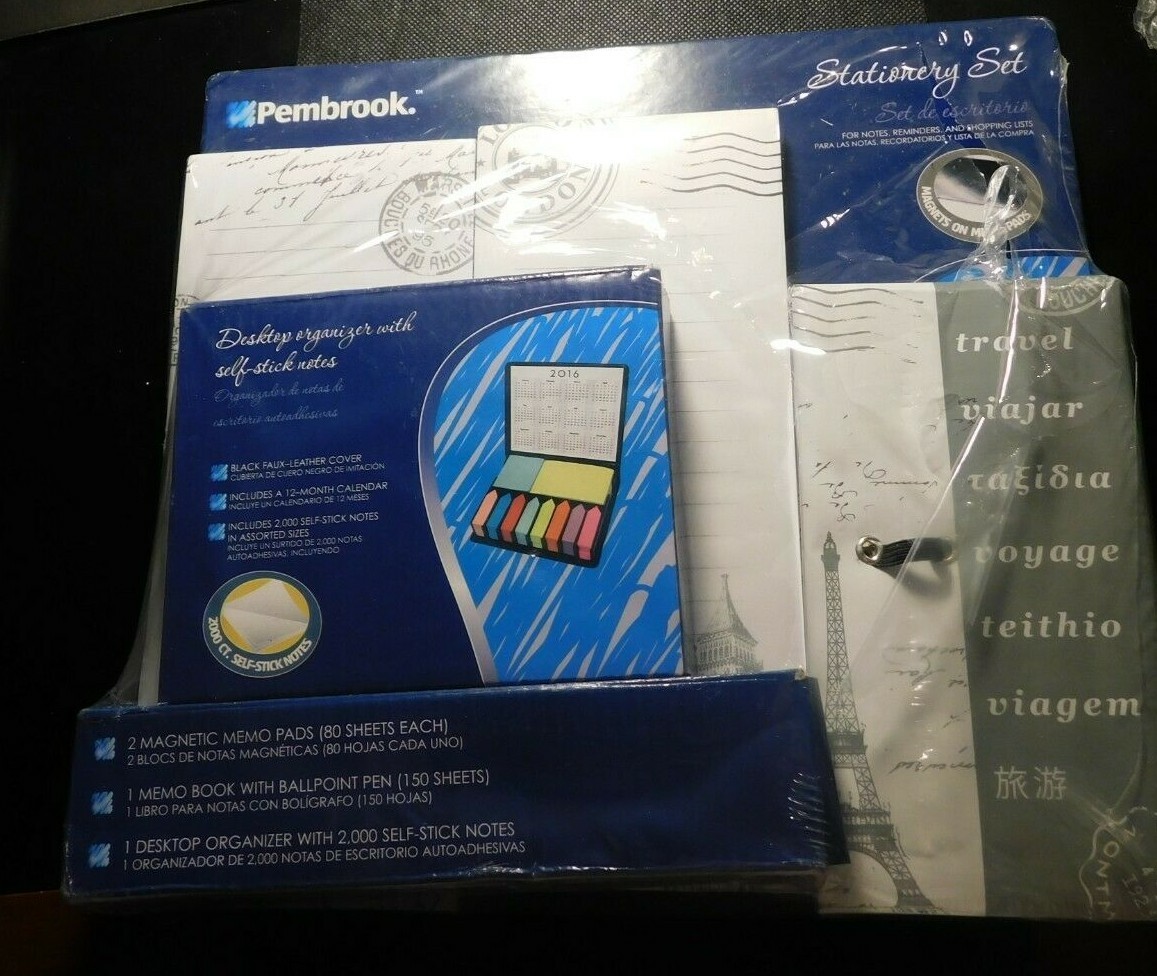 PEMBROOK STATIONERY SET! FF654DXX