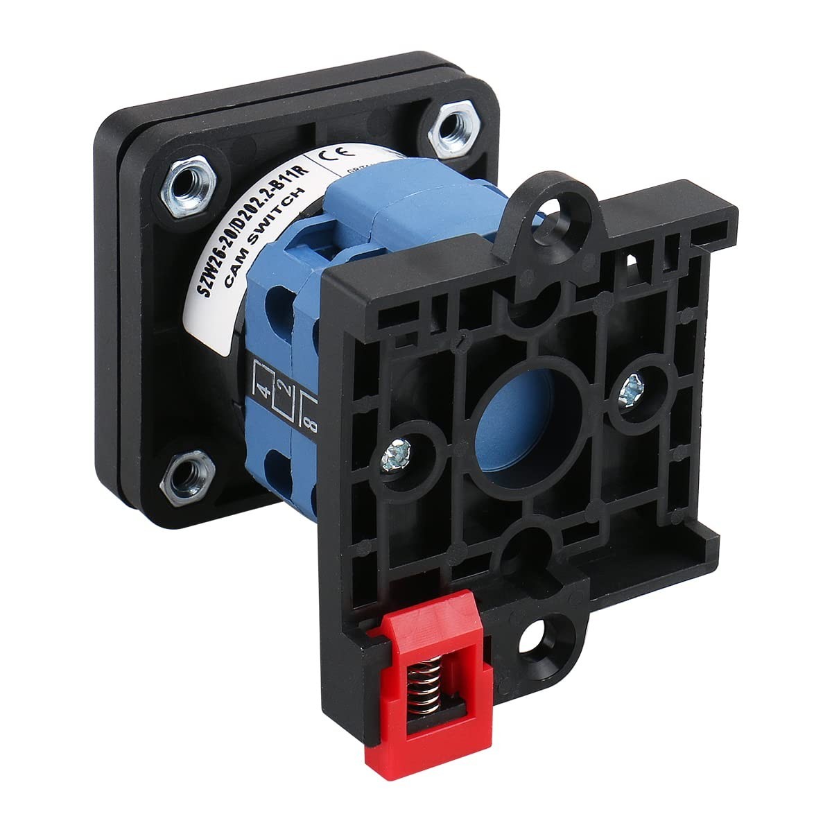 3-Position Rotary Universal Changeover Switch DIN Rail Mounted 35mm 660V 20A