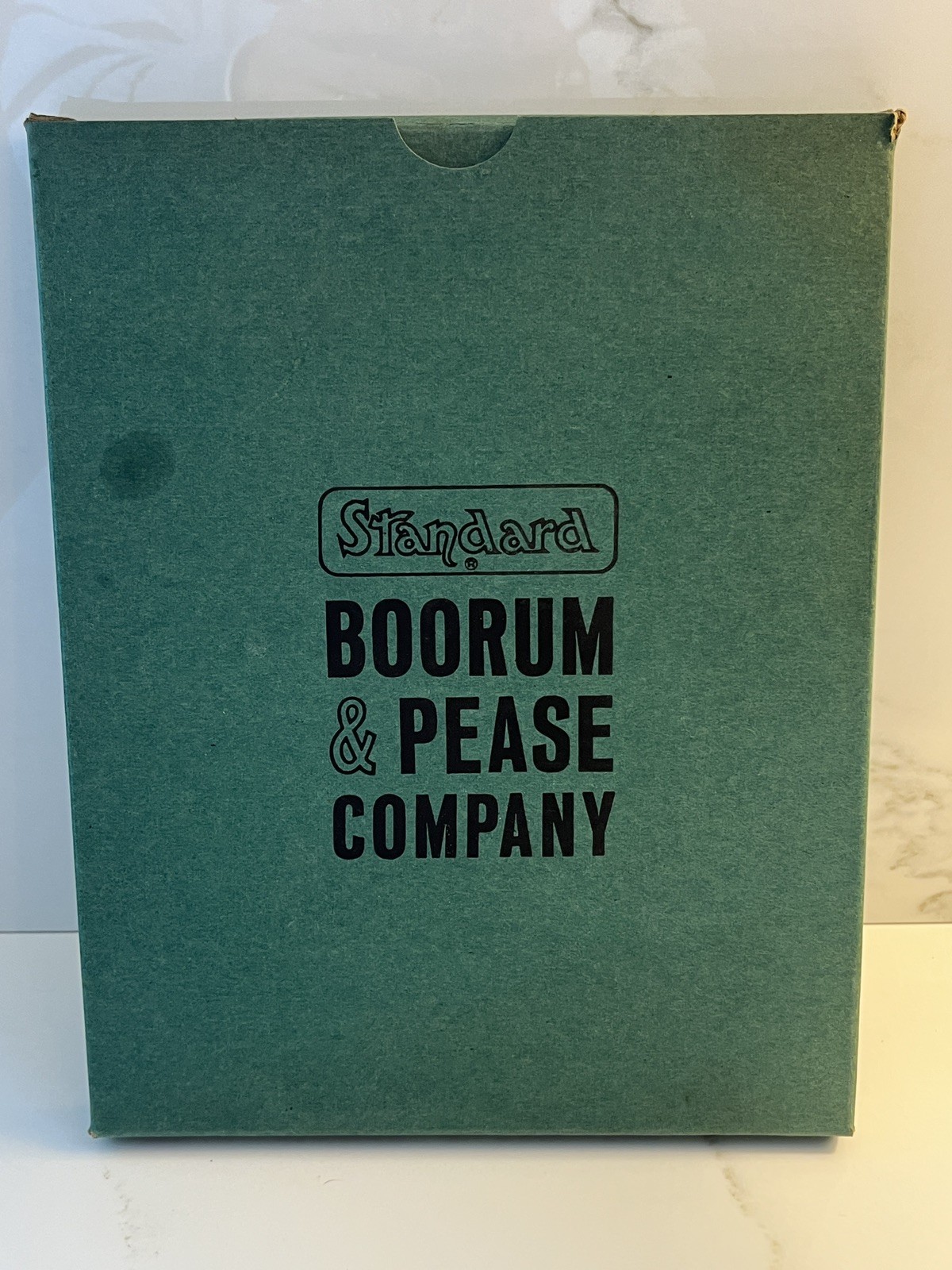 VTG Boorum & Pease Standard Blank Book columnar record no 21 150 pg NOS USA made