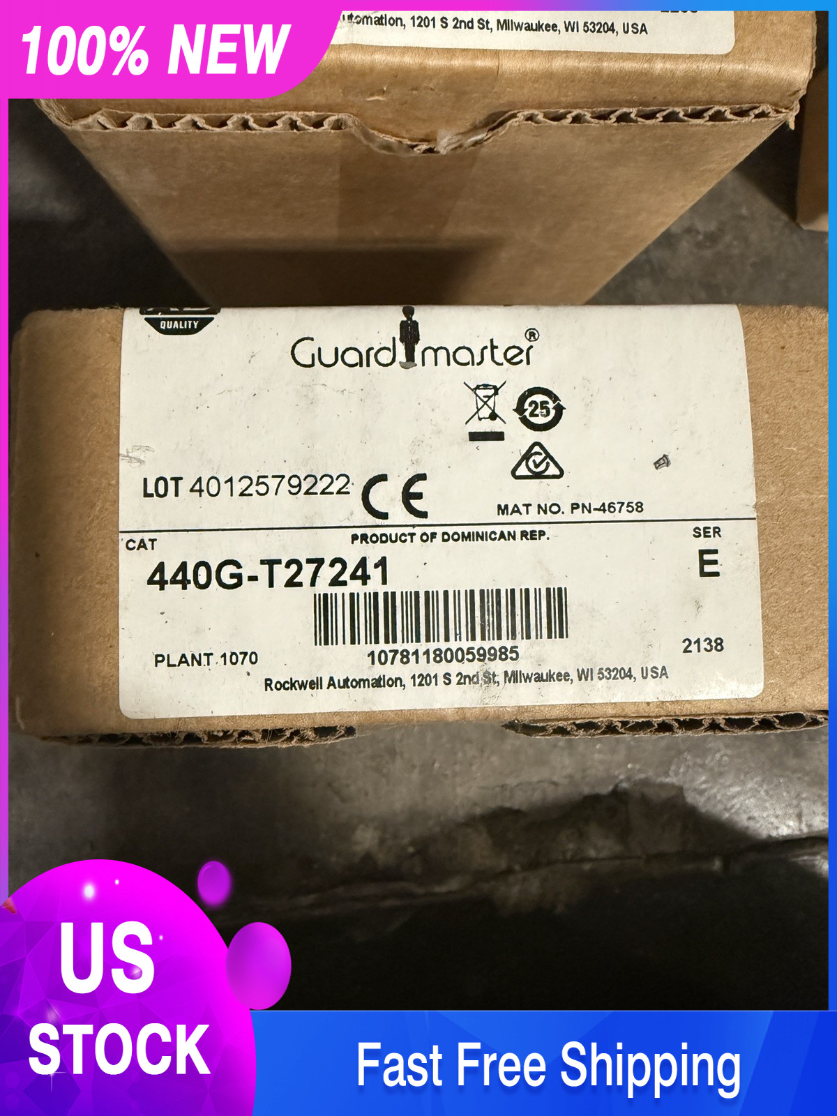 440G-T27241 Allen Bradley Guard Master Locking Switch 440G TLS-GD2 Power toLock