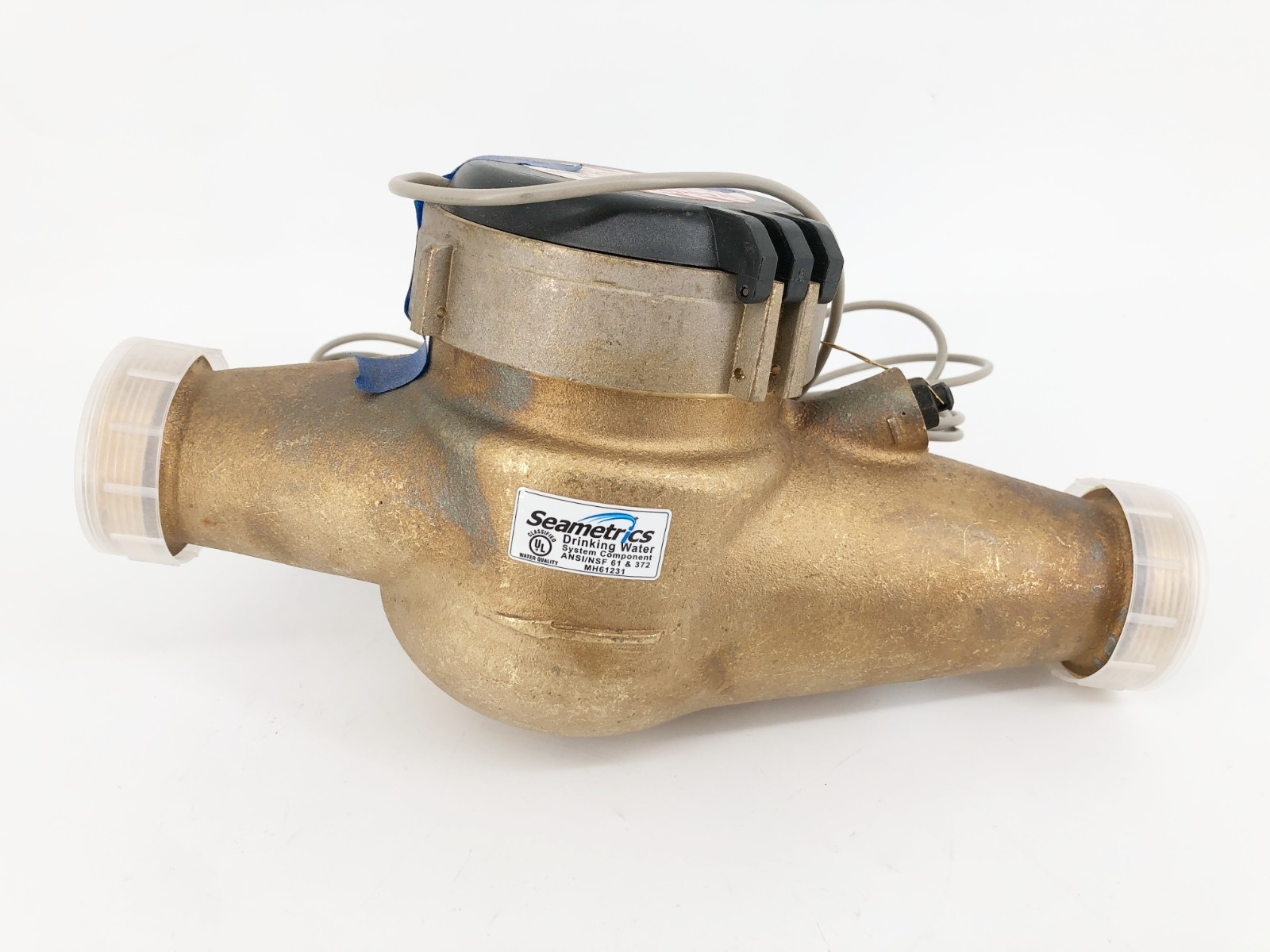 New SeaMetrics MJNR-150-100G Flow Meter 1-1/2″ 100 Gal/Pulse MH61231