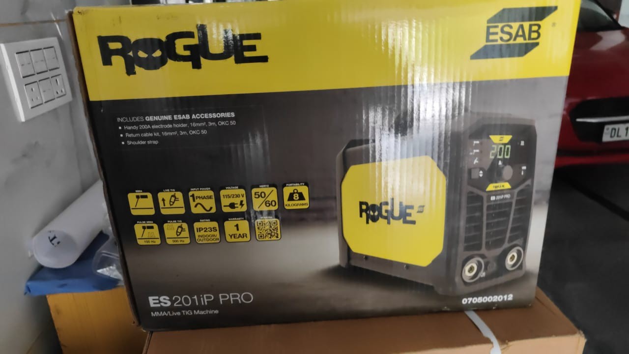 Esab Rogue Es 201ip Pro durable power source 230/115.
