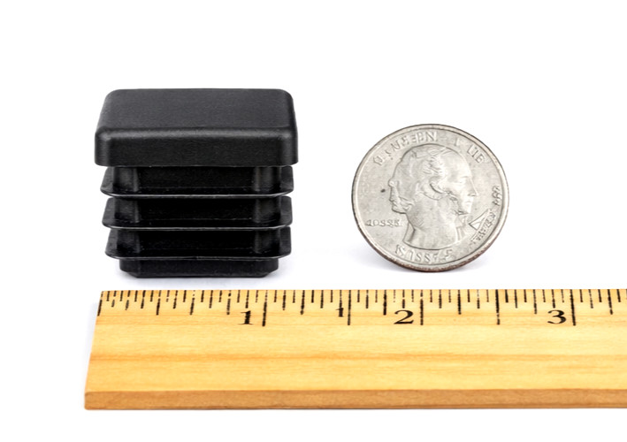 3/4″ Inch Square Tube End Plug 3/4″ Chair Glide Blanking Insert Plug Black