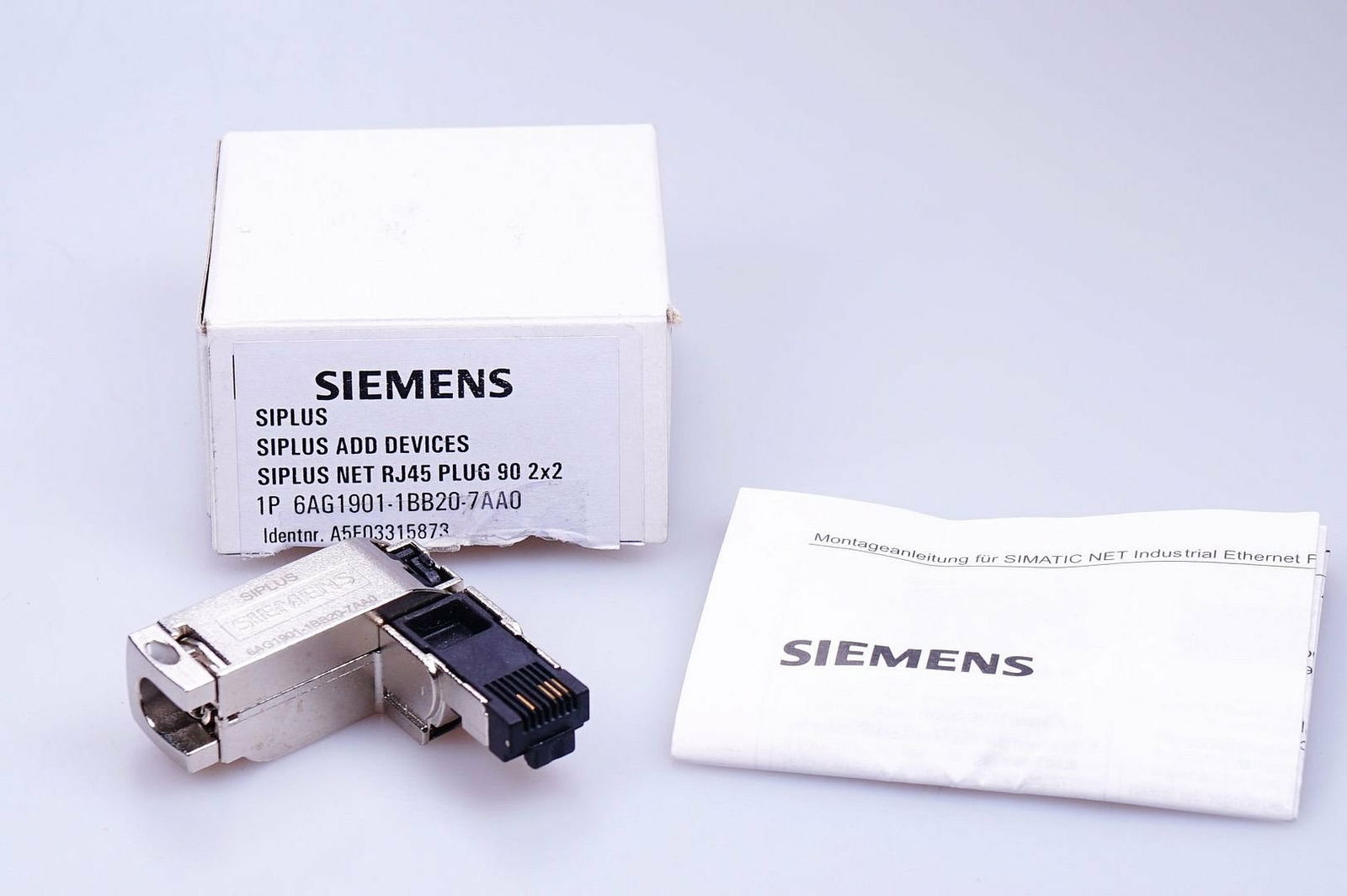 SIEMENS 6AG1901-1BB20-7AA0 SIPLUS NET RJ45 Plug 90° E-Stand: 03