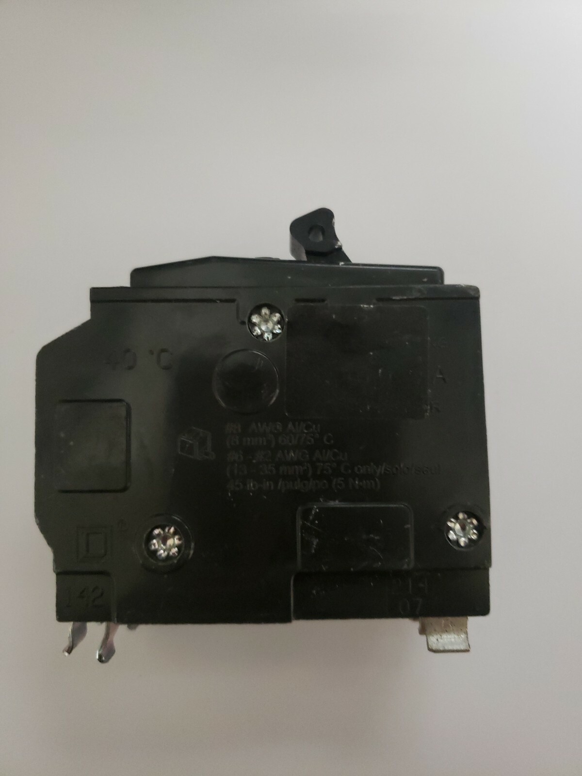 Square D QO200 60 amp 2 pole 120/240V Manual Switch Non-Fused Q0200 60A