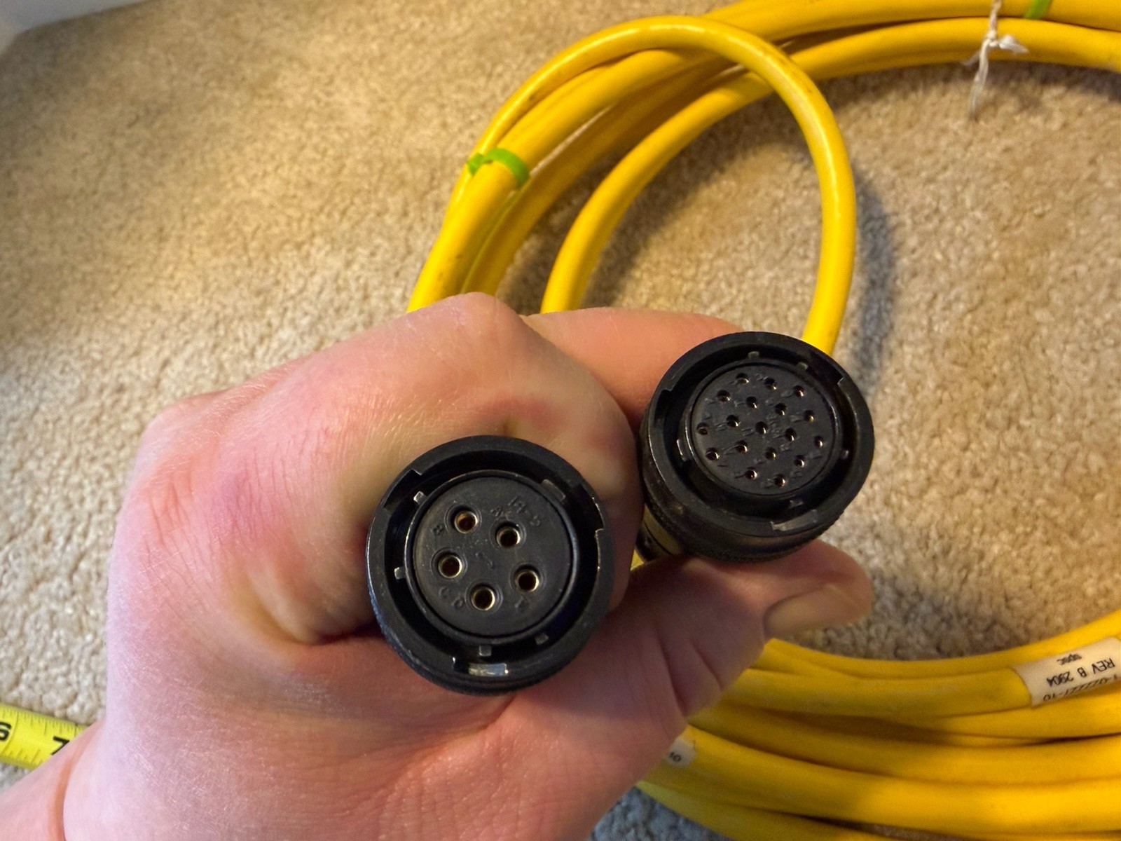 Parker servo motor control cables. Used, Excellent.