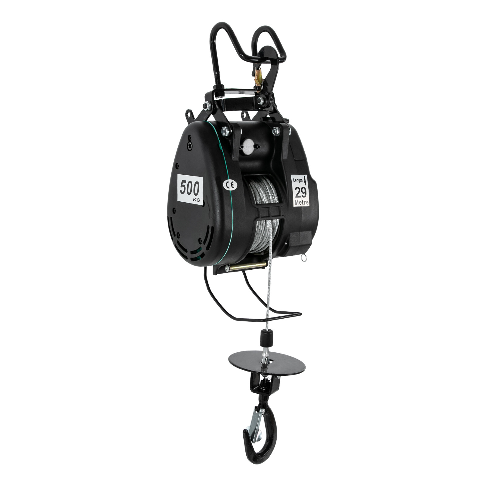 110V 50/60HZ Electric Hoist with Wired Control Winch Lift 500kg/1102.31lbs NEW