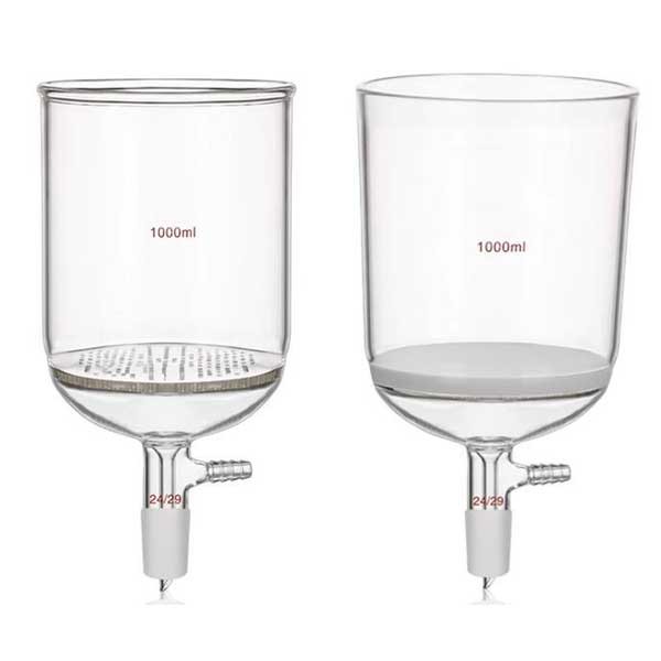 30ml – 2000ml Borosilicate Glass Porous Filter Funnel Suction Filter Funnels ca
