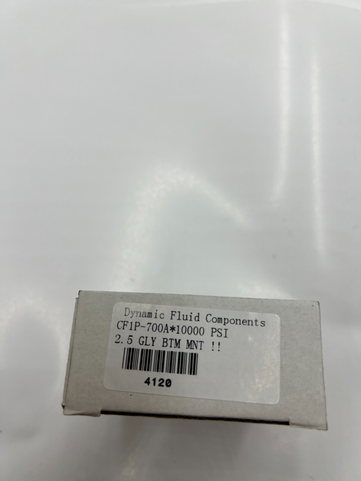 Dynamic Fluid Components Pressure Gauge 0-10000psi 0-700bar 2.5″ CF1P-700A