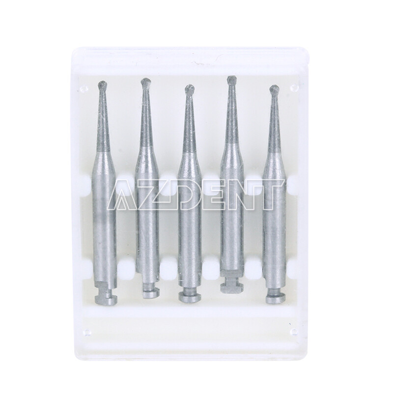 8 Types Dental Round Carbide Bur for Slow Speed Latch Type RA 1# – 8# Burs