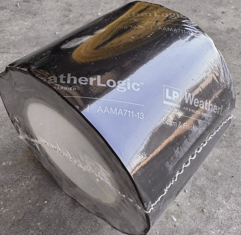 LP Weather Logic Seam & Flashing Tape 3-3/4” x 30yd – 12 Roll Case