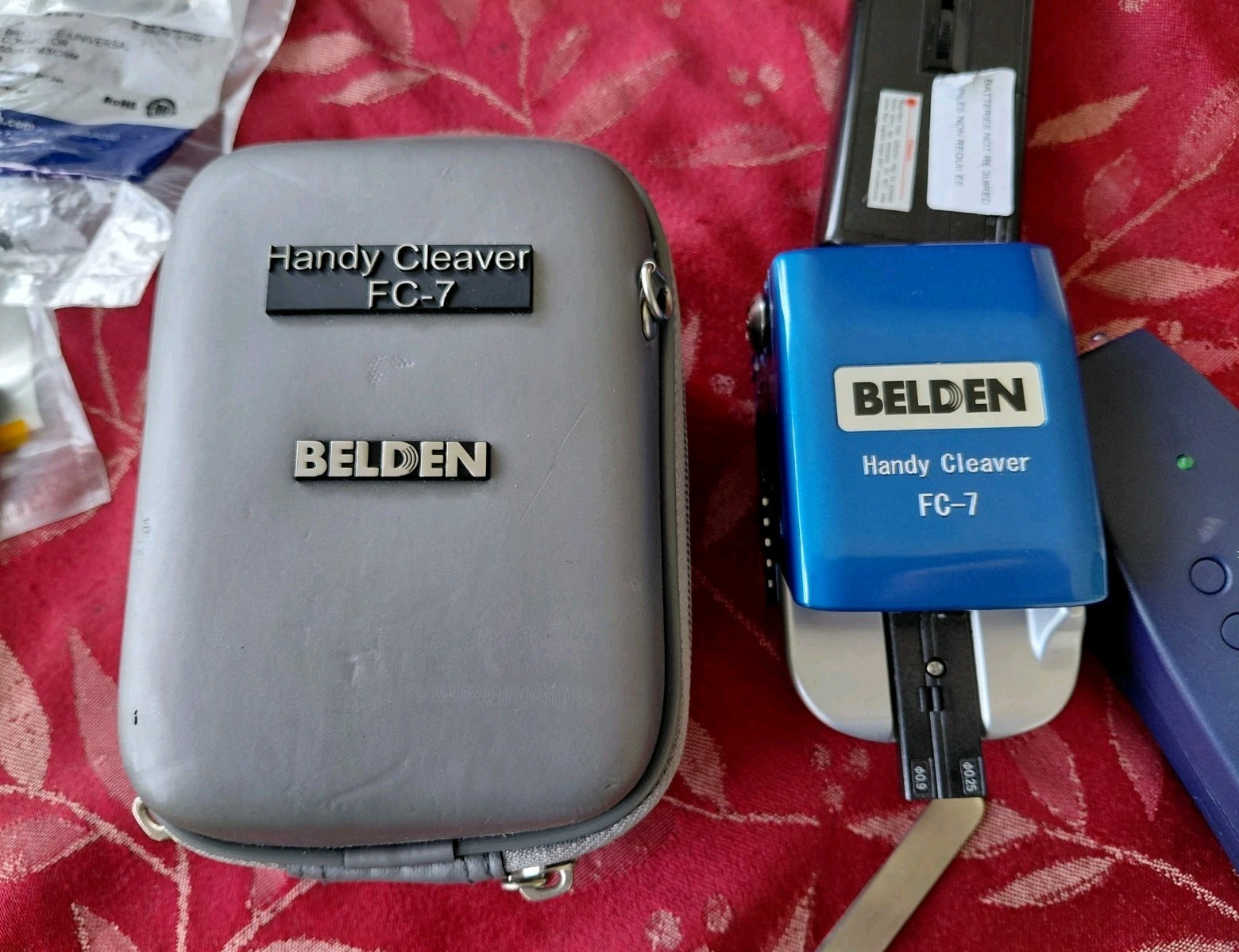 Belden FC-7R Fiber Optic Handy Cleaver,VFL-250 Checker,fiber Express,bag,more