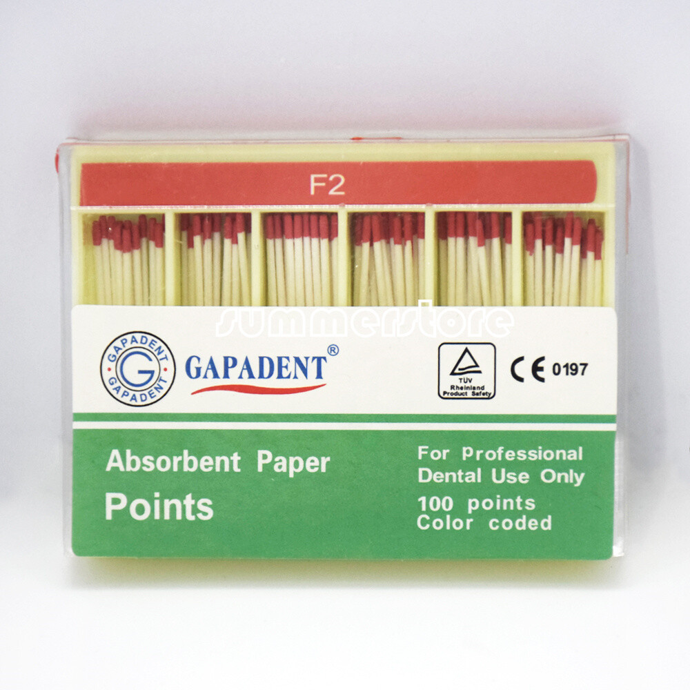 Dental Endo Root Canal Obturating Points/Absorbent Paper Points 0.2-0.6 Taper
