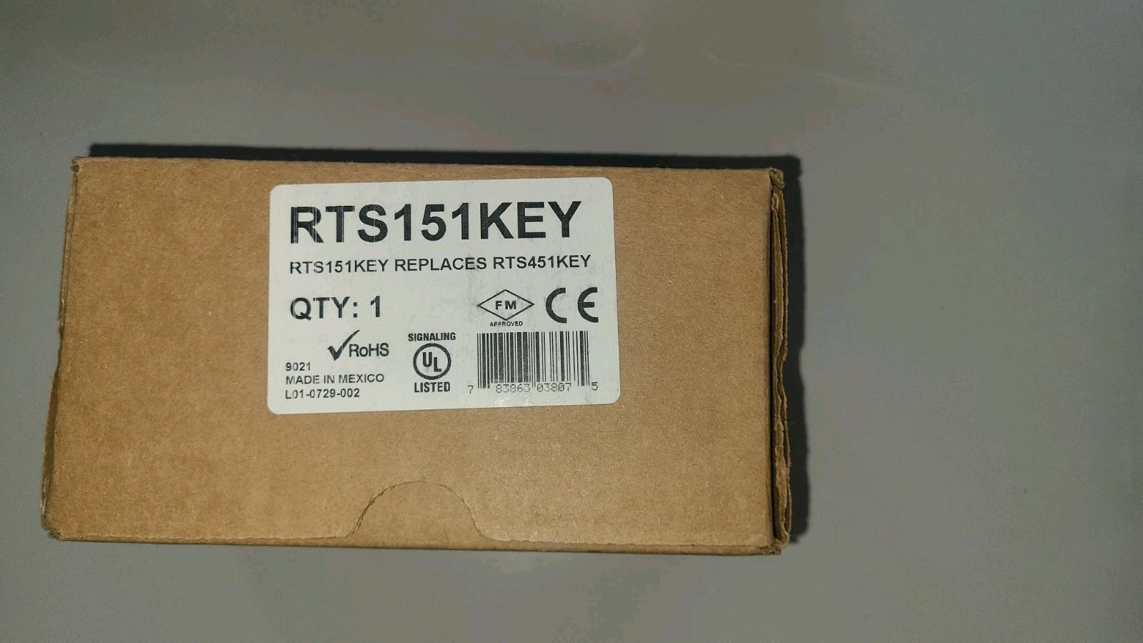 System Sensor DNR InnovairFlex Duct Smoke Detector Head RTS151KEY New Open Box