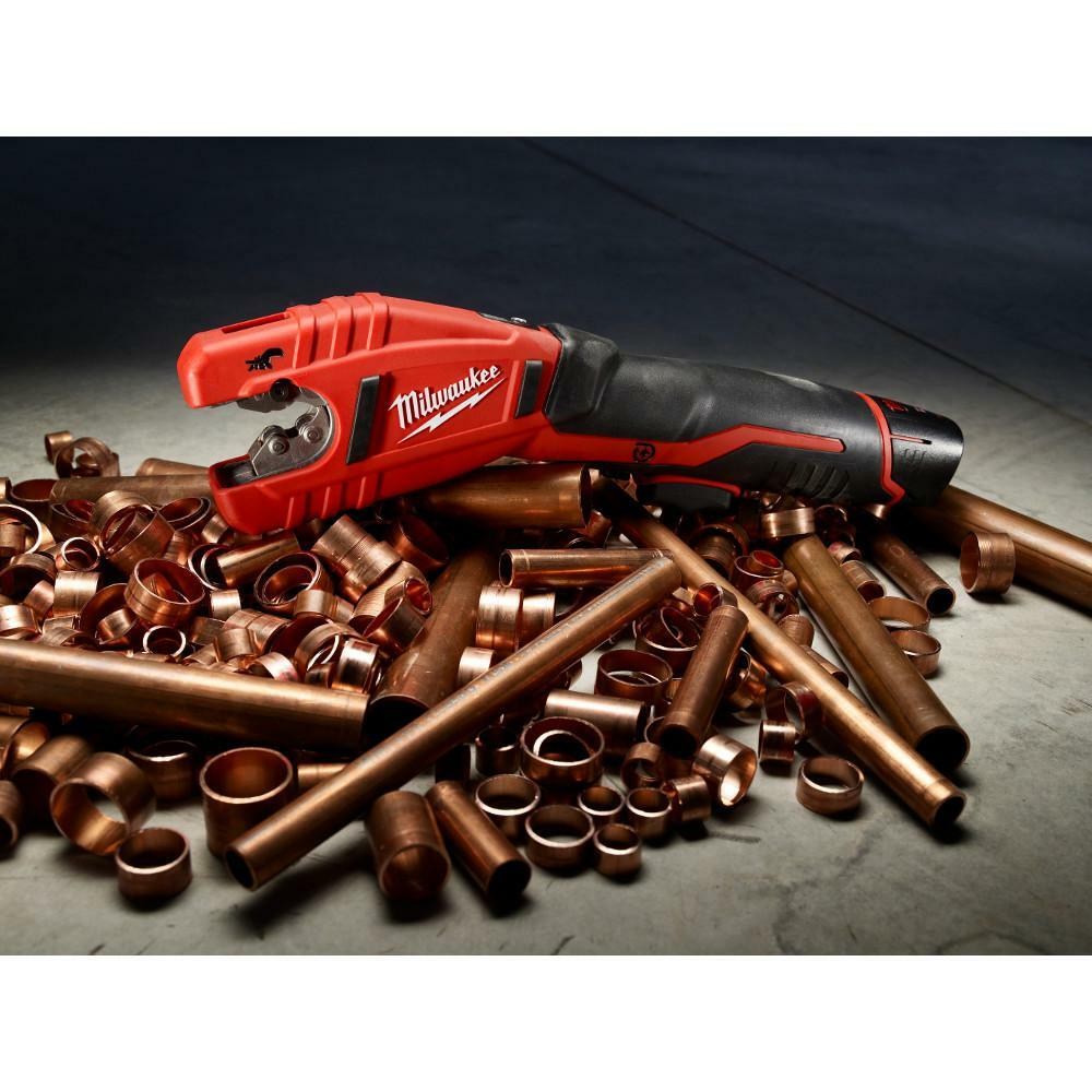 cordless copper tubing pipe cutter 12-volt m12 portable light weight (tool-only)