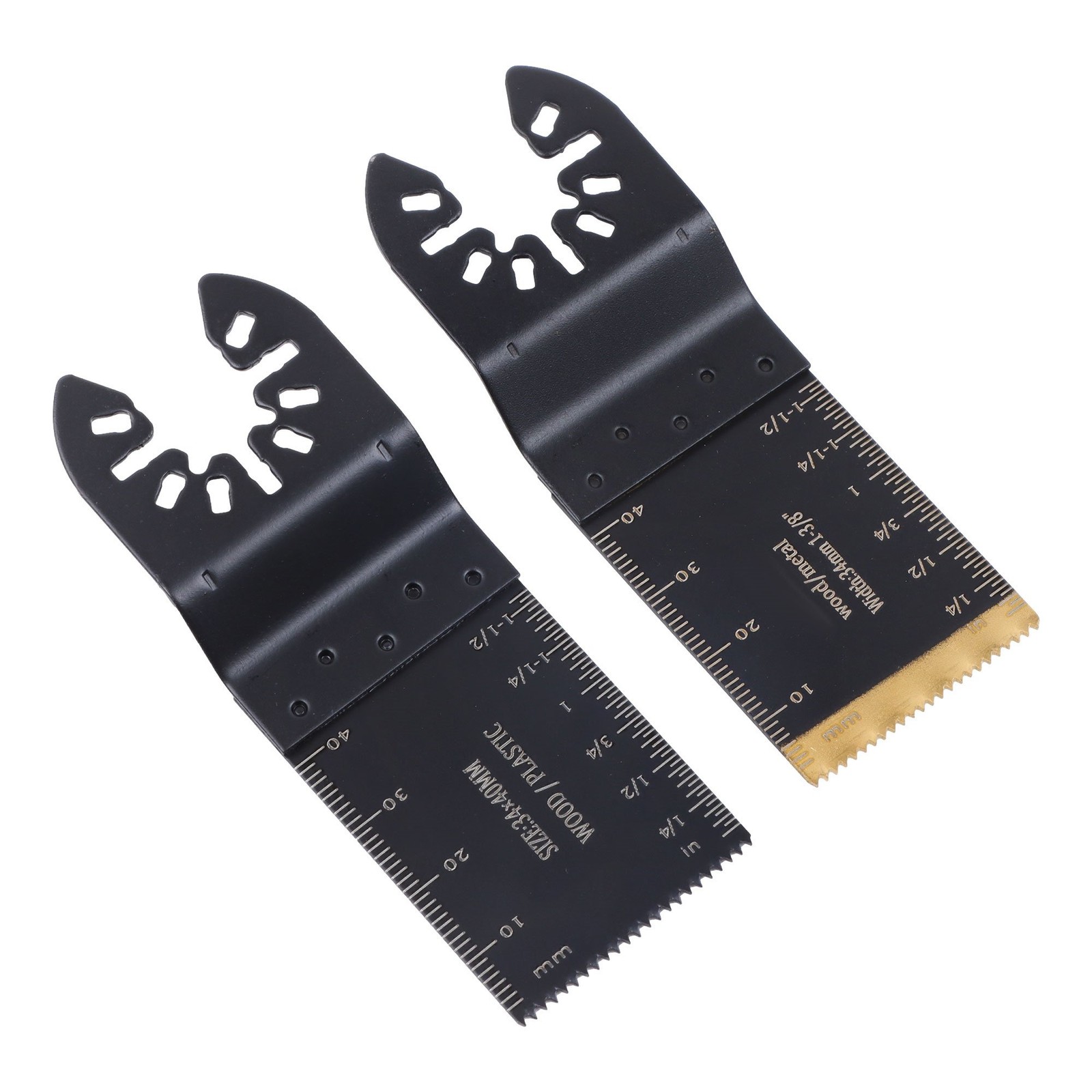 50PCS Multitool Oscillating Saw Blades Ordinary & Titanium Coated Saw Blades Kit