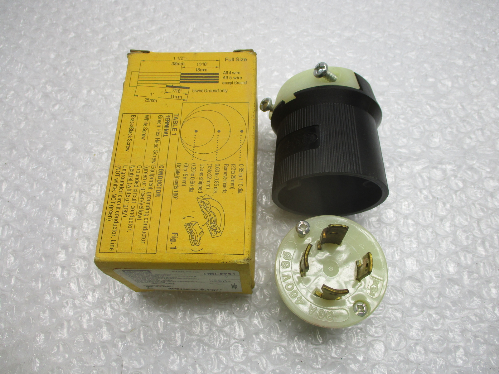 HUBBELL HBL2731 PLUG NSMP