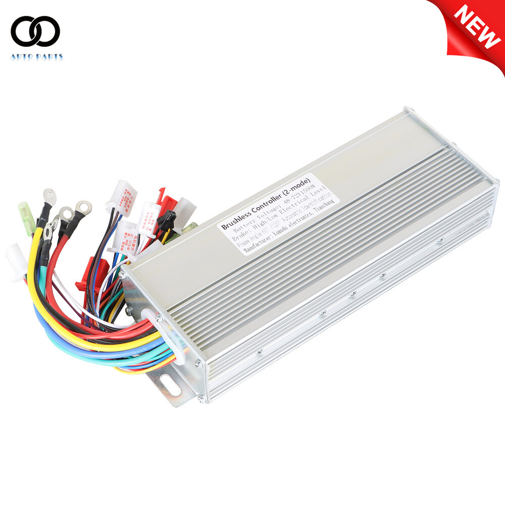 Brushless DC Motor Speed Controller 48-72V 1500W For Electric E-bike Scooter
