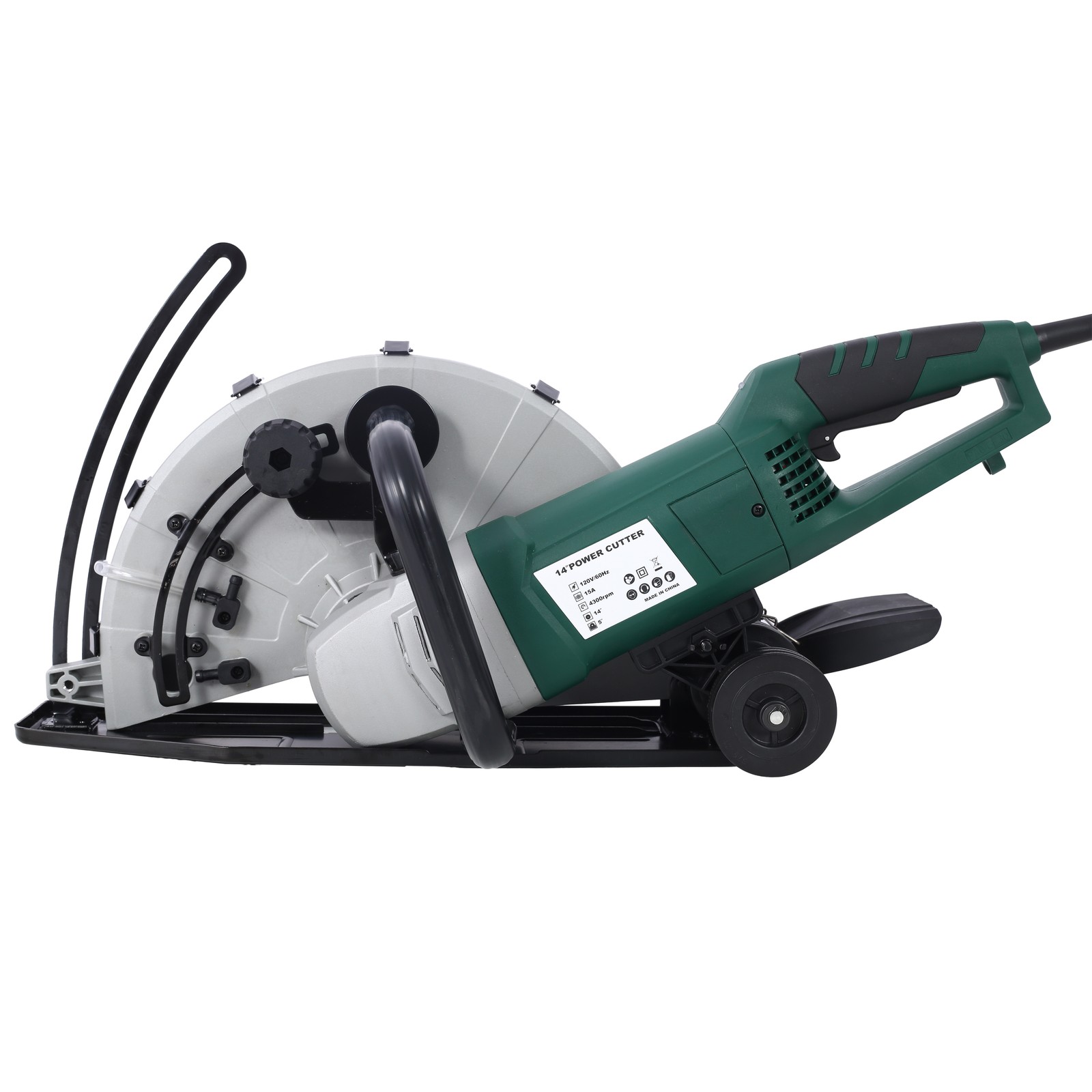 14″ Wet/Dry Electric Corded Circular Concrete Saw/Power Angle Cutter 2600W