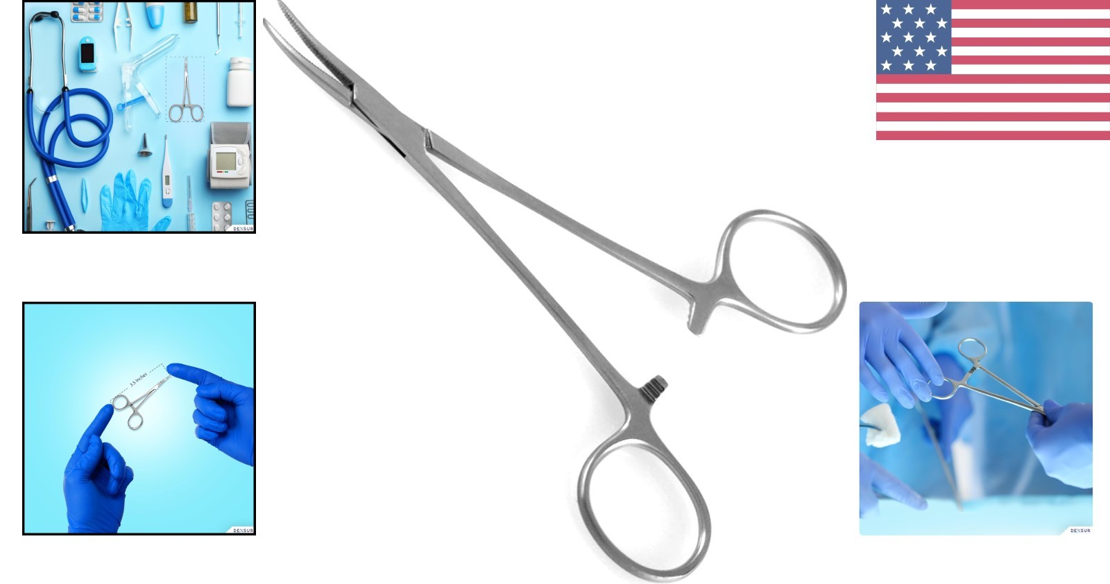 Curved and Straight Stainless Steel Forceps – Essential Fishing Tools