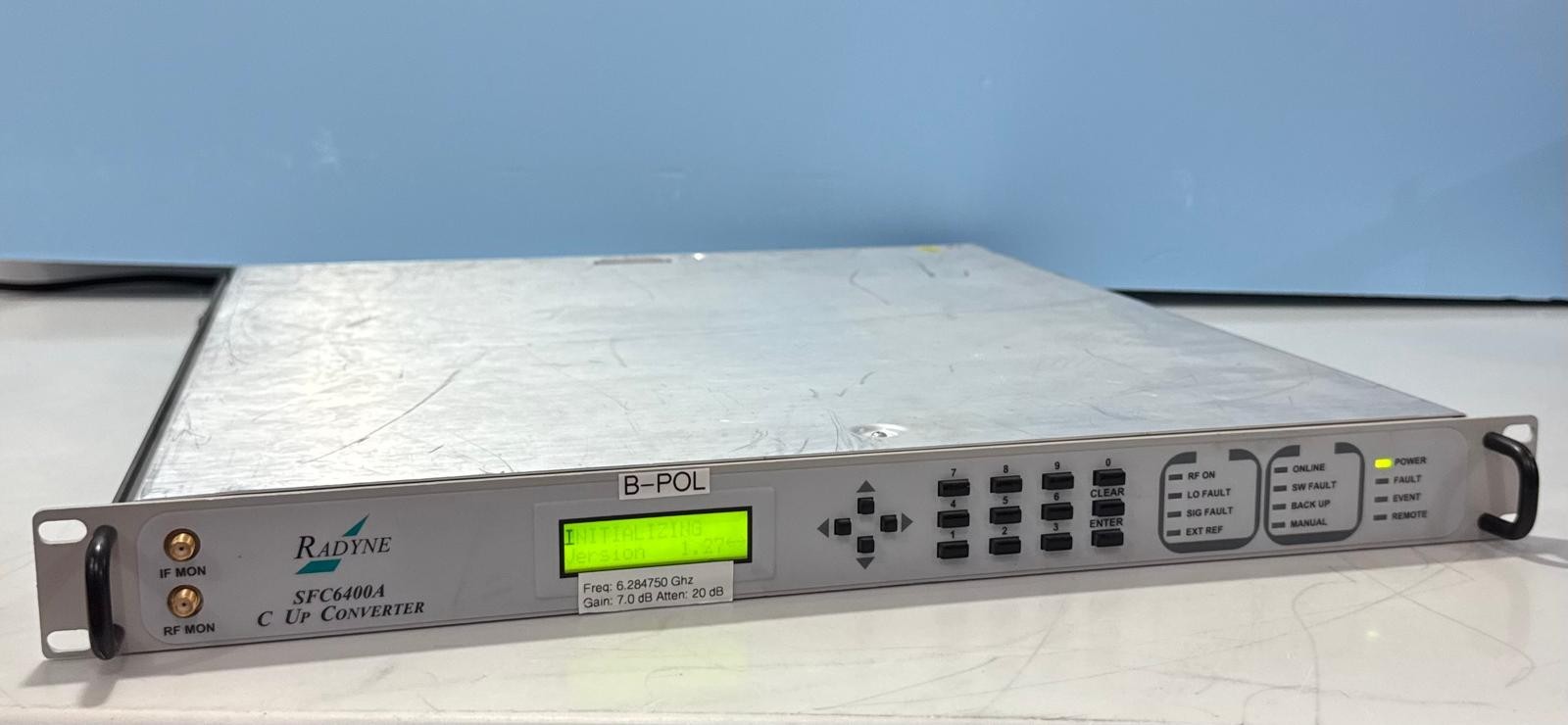 Radyne SFC6400A C-Band Up Converter – TESTED TO POWER ON – No Accessories