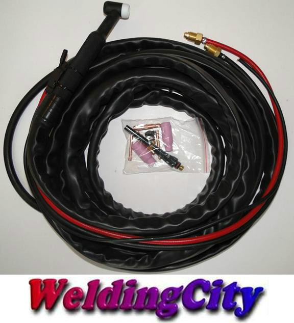 WeldingCity TIG Welding Torch Package WP-20 25-ft 250A Water-Cool | US Seller