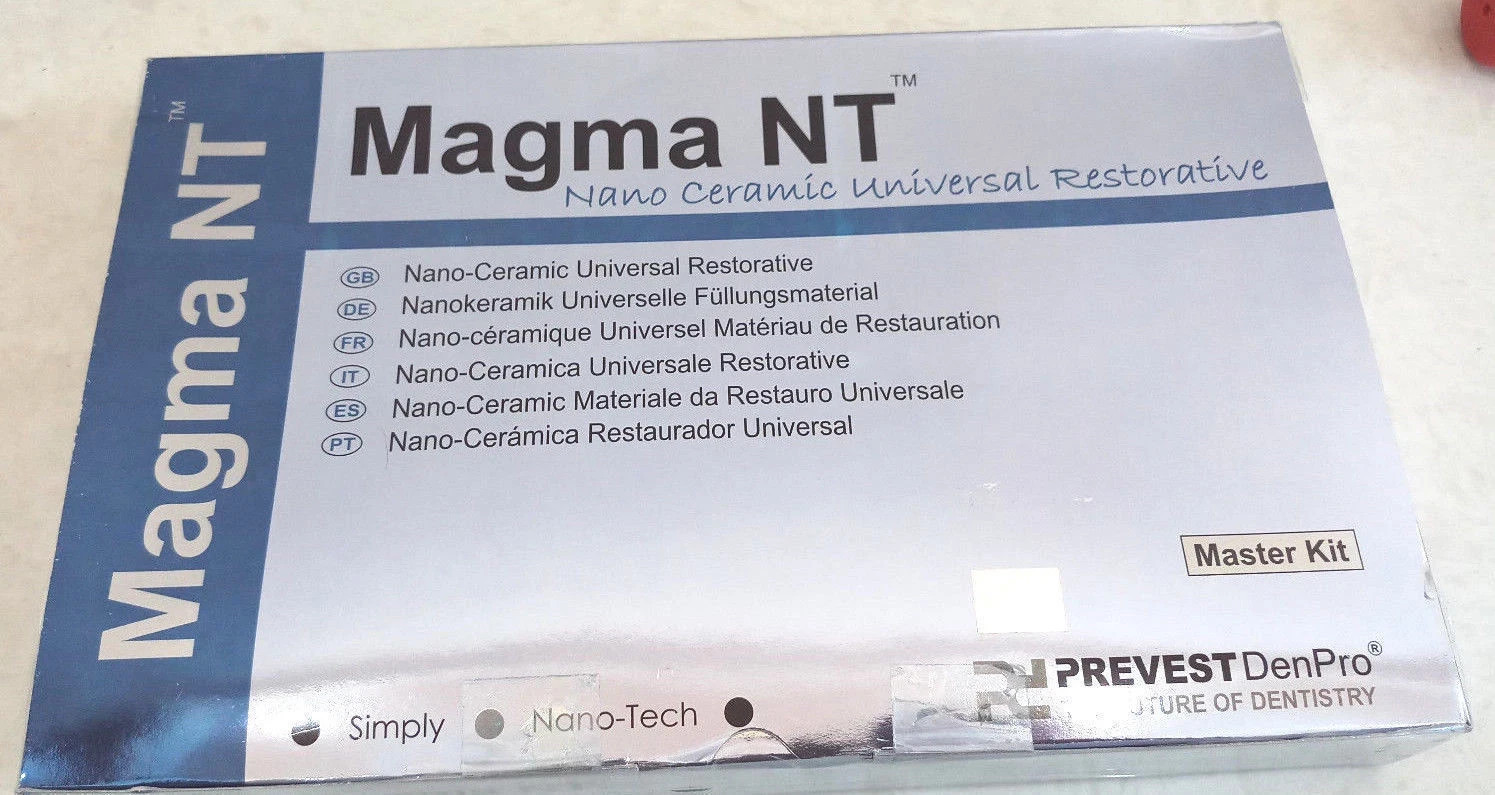 MAGMA NT COMPOSITE RESTORATIVE KIT OF 7X4GM SYRINGE PLUS 5ML BOND FREE SHIPPING.