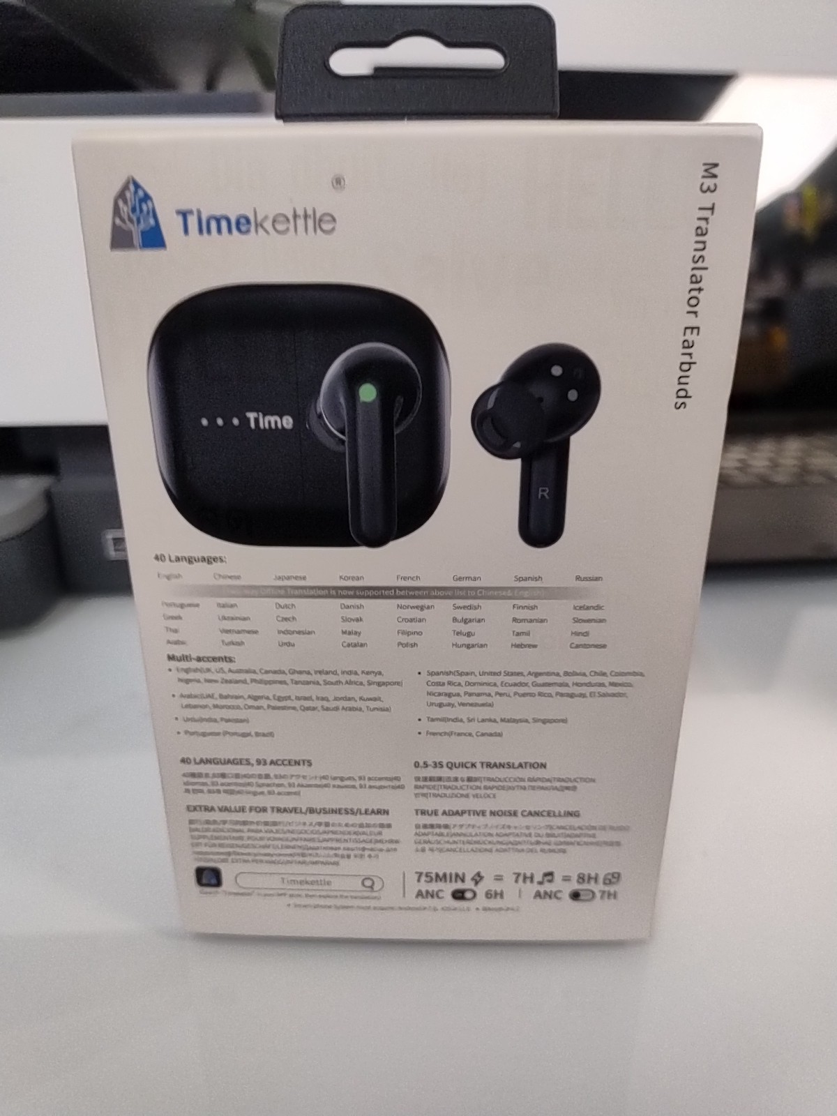 Timekettle M3 Language Translator Earbuds Headphones__MNL