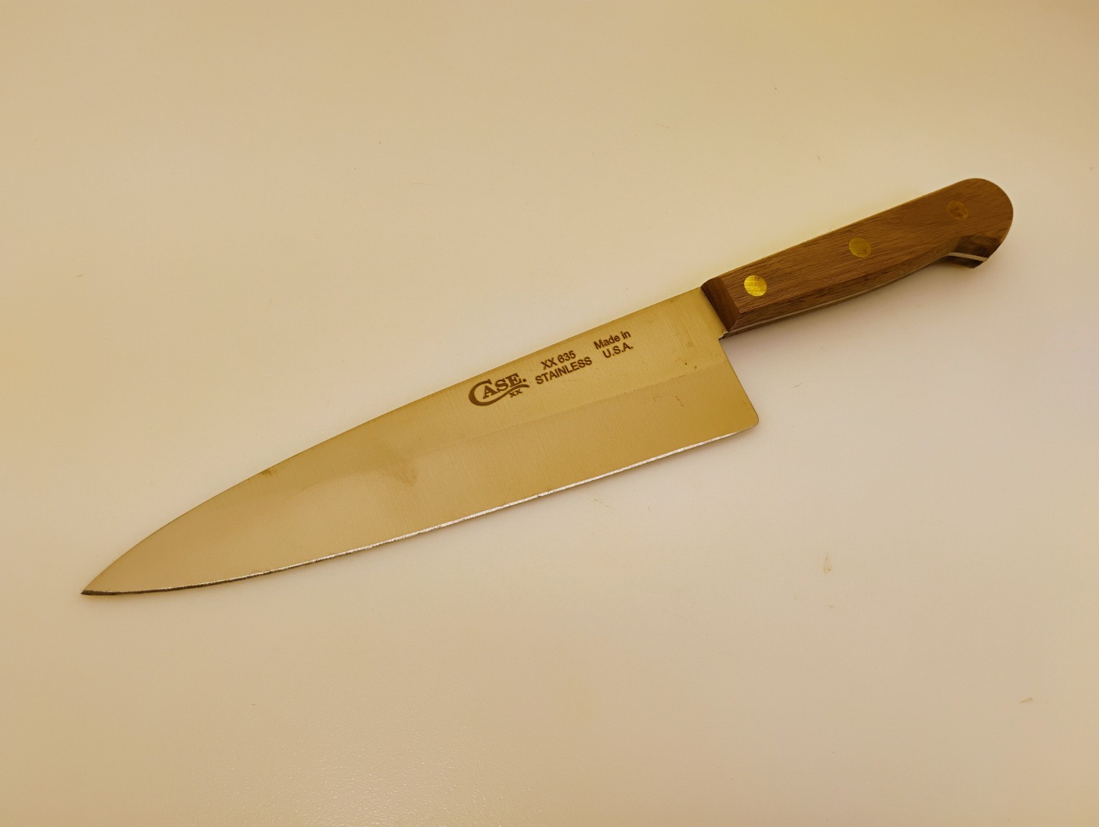 Case XX USA Set (2) 8″ Cooks Knife & Scalloped Edge Slicer Wood HandleFactory2nd
