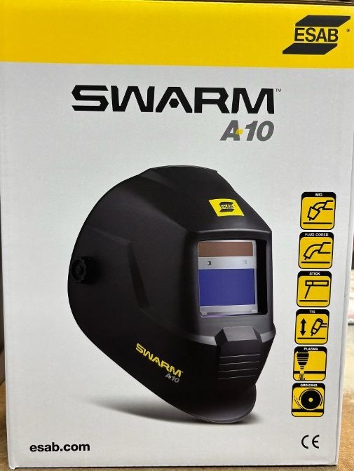 ESAB SWARM A10 Auto-Darkening Welding Helmet 0700102042 SHADE 11 Mig Tig Stick