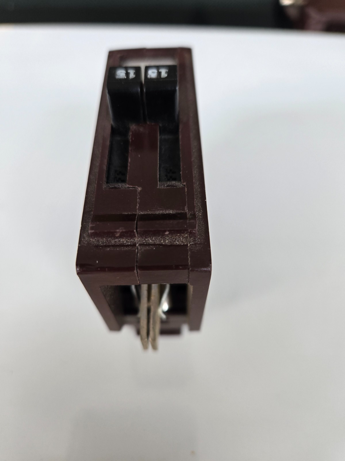 Wadsworth B1515, 1 Pole 15 Amp 120/240V TANDEM Circuit Breaker, Dual 15A Tested